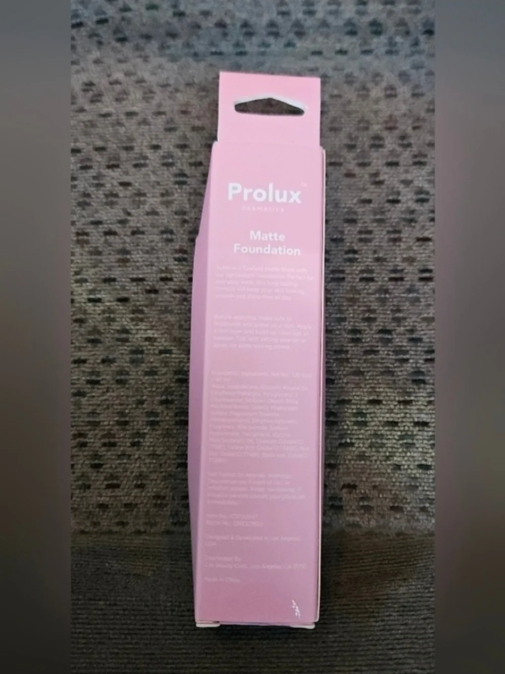 Prolux Cosmetics Matte Foundation In Fair 1.35fl Oz / 40ml BNIB